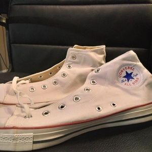 Converse white size 12 and 9.5